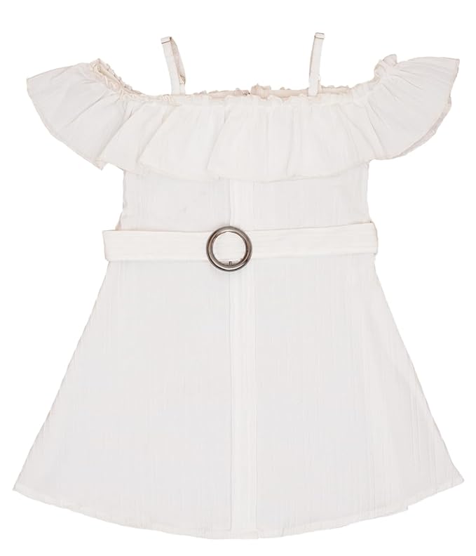 nishideek Fashion Girls Tie-Dye Dress with Bow Summer Casual Dress, Soft Fabric, Sizes for Toddlers & Kids