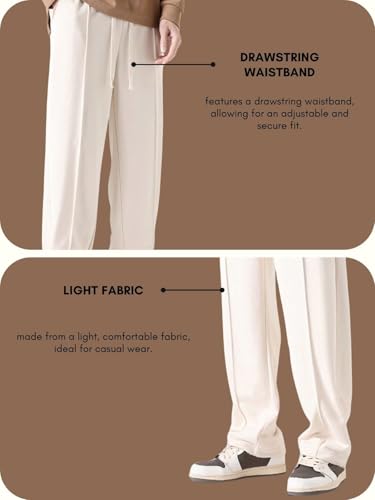 GRECIILOOKS Regular Fit Track Pant for Men (Gl-Tp-1011-S-White) | Rise Style: Mid Rise