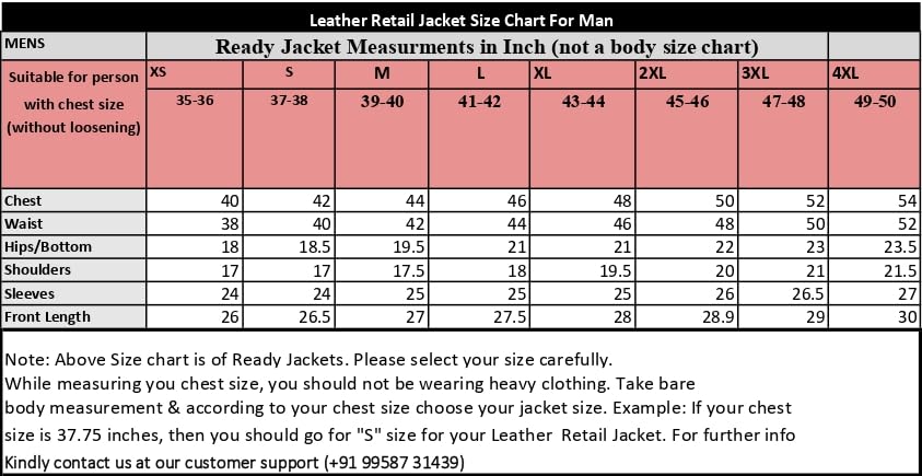Leather Retail Men Solid Regular Jacket (LRADMI3X032_Multicolored_3XL)