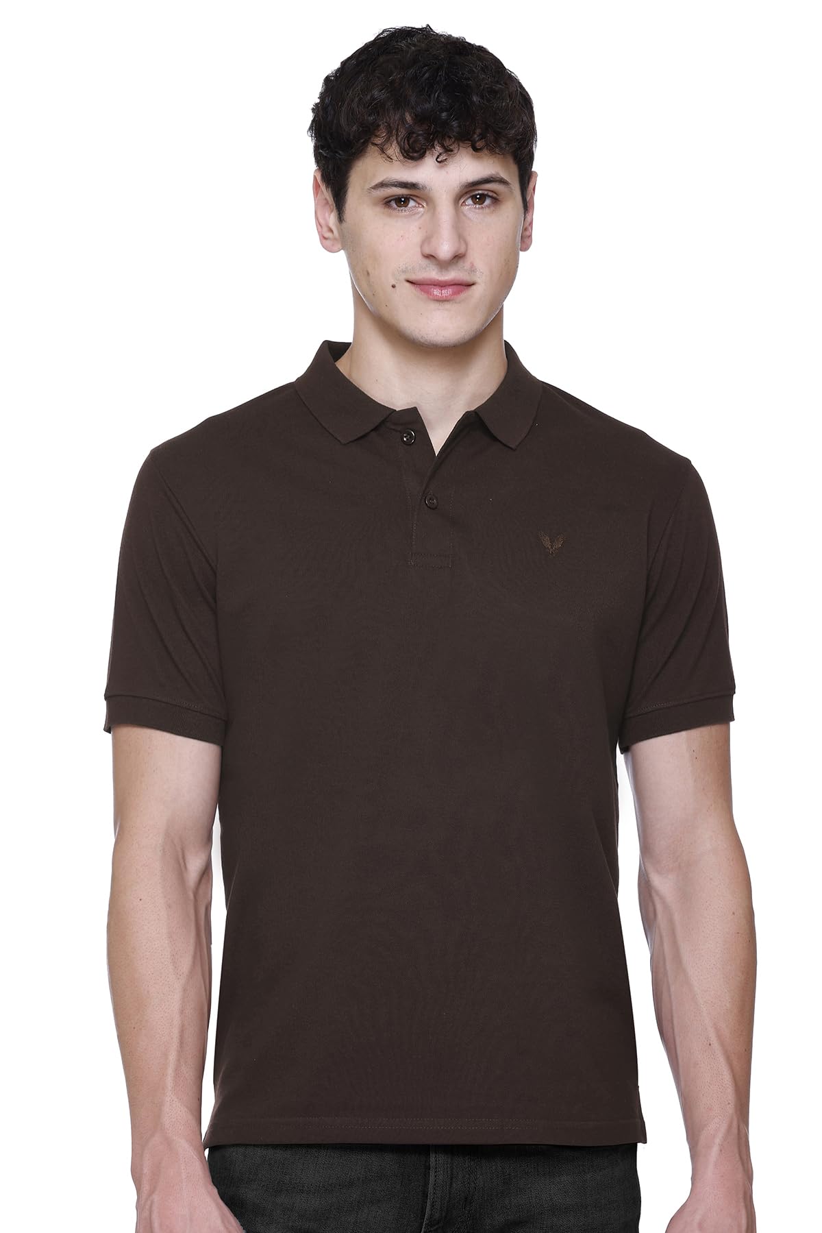 GODFREY Polo t Shirt for Man with Pocket Coffee