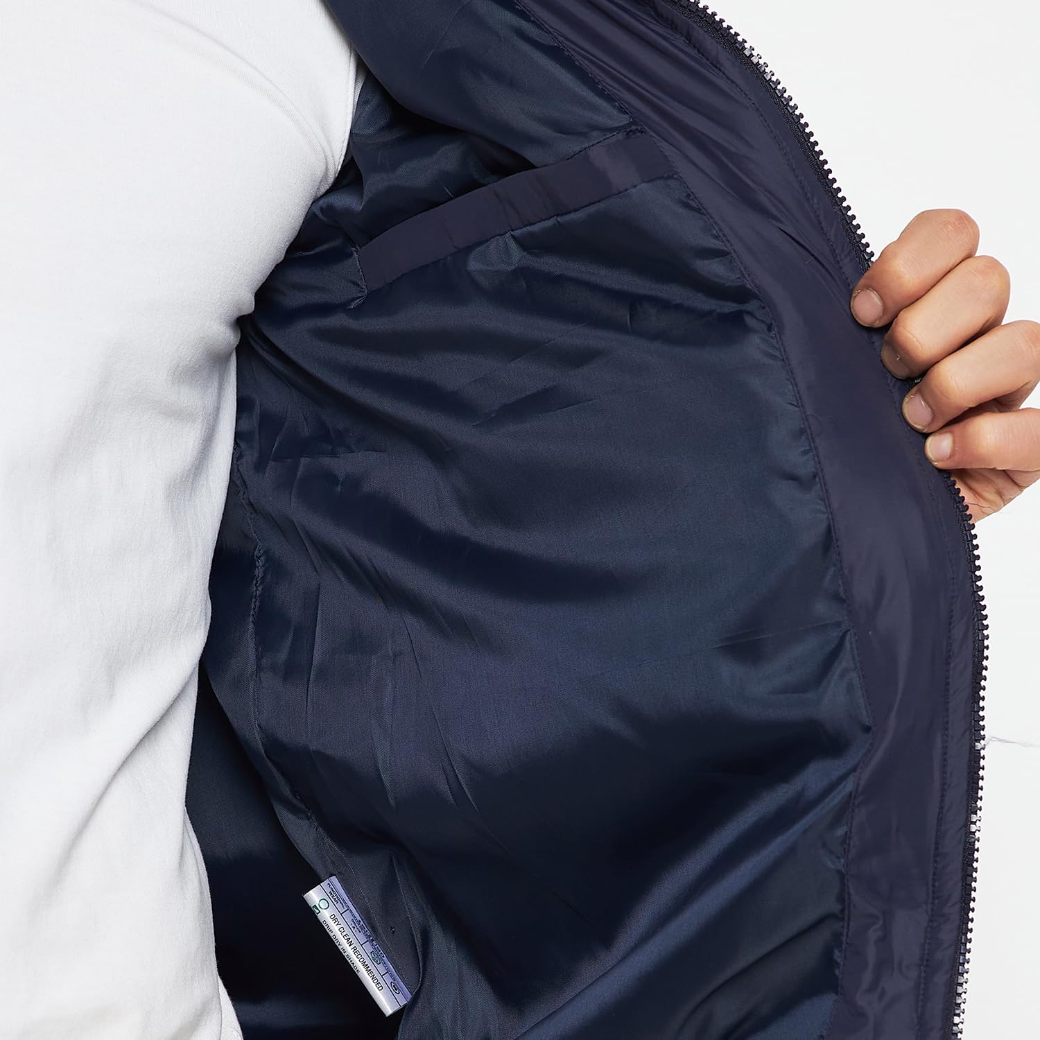 Duke Stardust Men Sleeveless Jacket (SDZ1841_Navy_L)