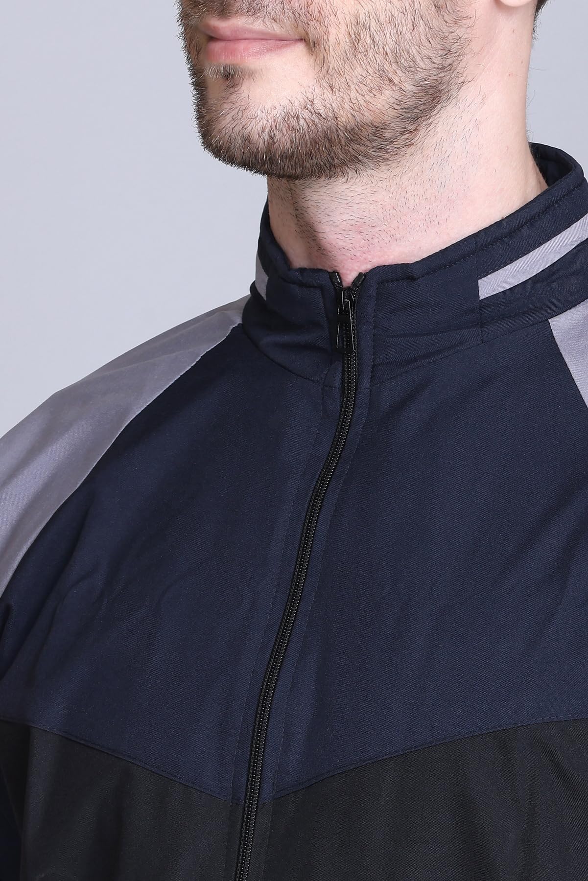 eKools Men's Winter Wear Nylon Windcheater Jacket (wind1-Black, Medium)