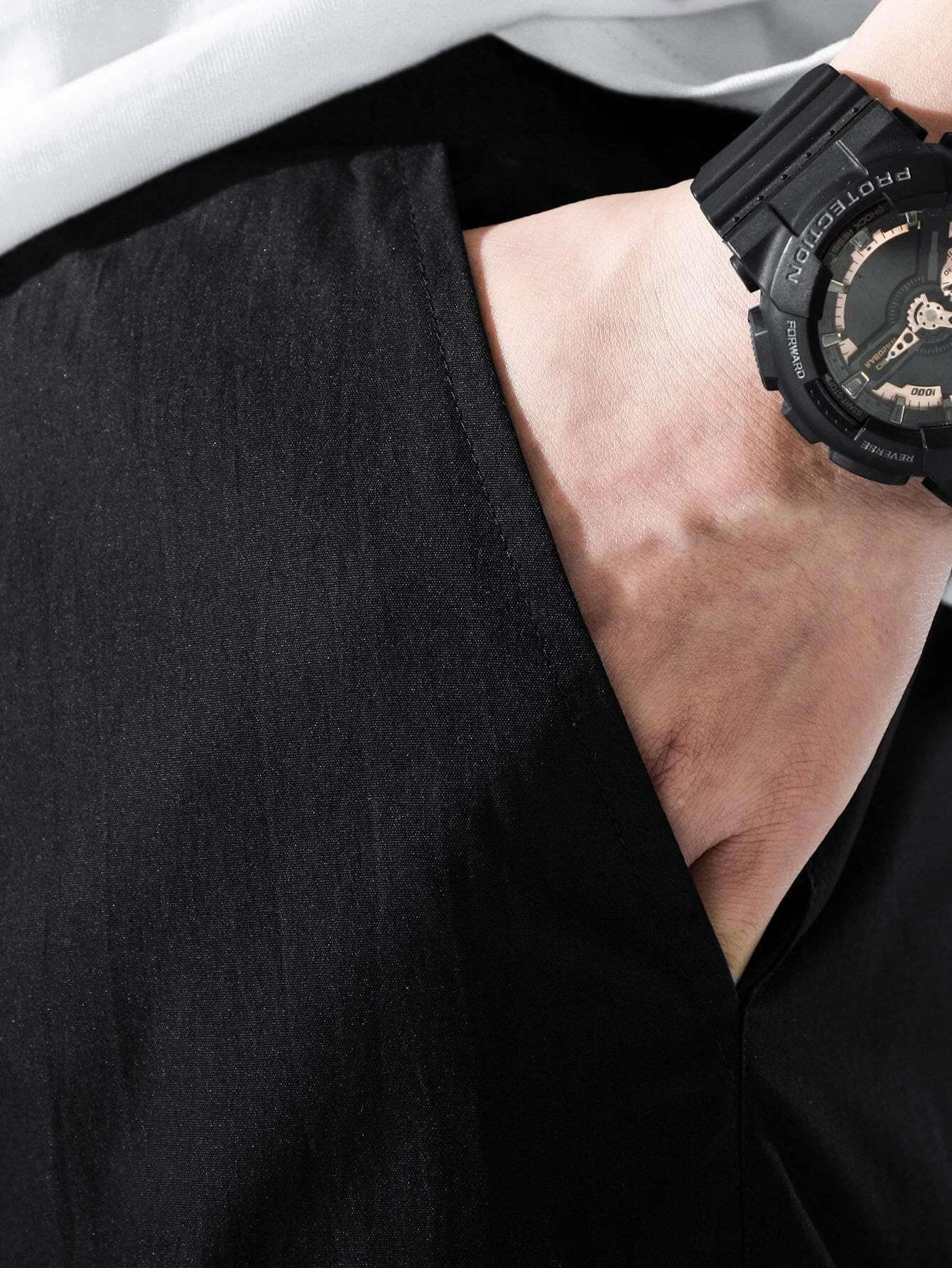 Men Cargo || Men Cargo Pants || Men Cargo Pants Cotton || Cargos for Men (1037) (S) Black