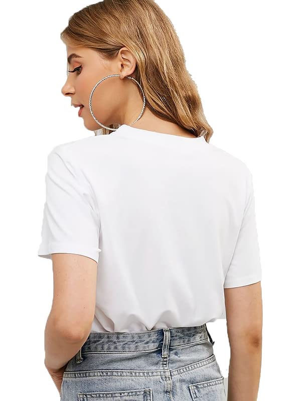 VLAM Extraordinary Quote Graphic Tshirt for Women | Butterfly Print Trendy Women Tshirt