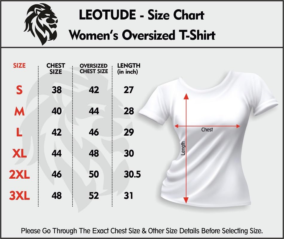 LEOTUDE Women's Cottonblend Oversized Round Neck T-Shirts (GRL_FS49_MRN_Wolf_P_Maroon_3XL)
