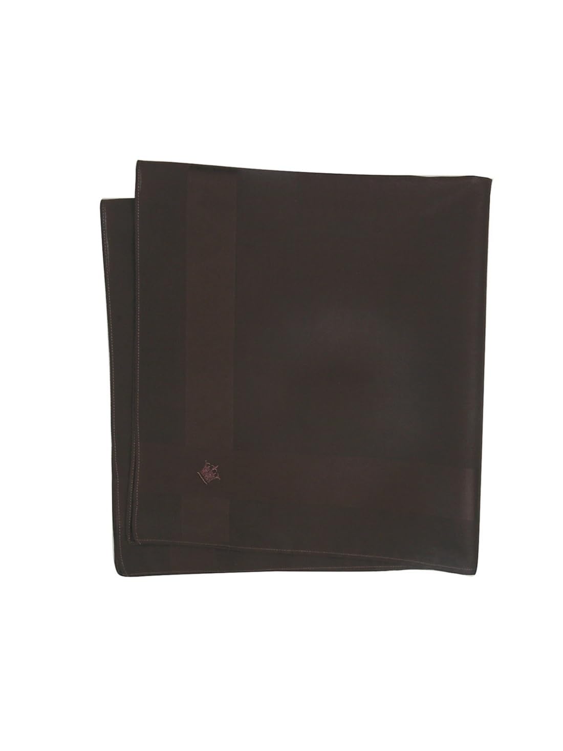 Louis Philippe Men's Cotton Dark Handkerchief (Pack of 3)