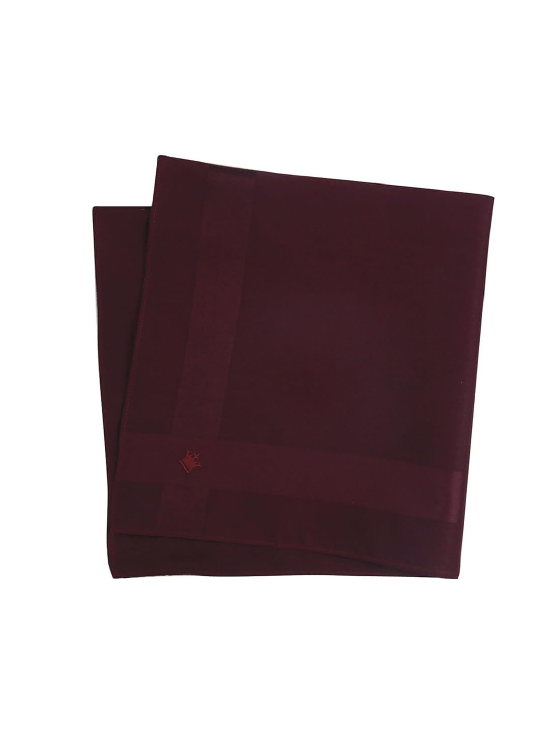 Louis Philippe Men's Cotton Dark Handkerchief (Pack of 3)