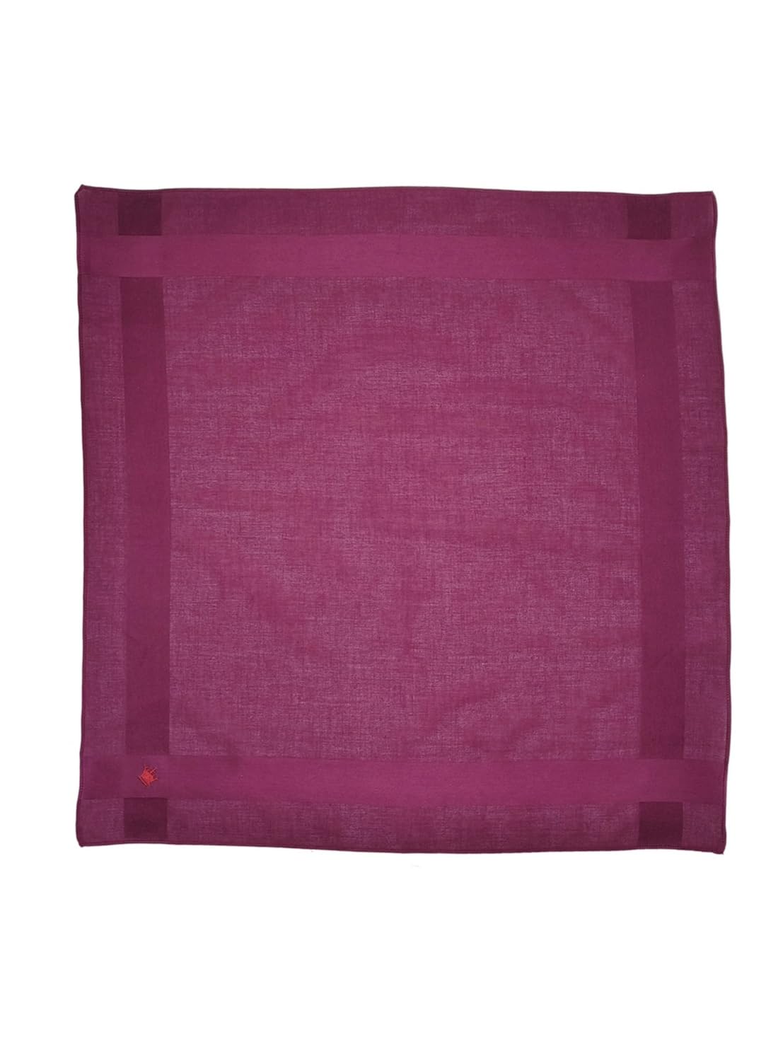 Louis Philippe Men's Cotton Dark Handkerchief (Pack of 3)