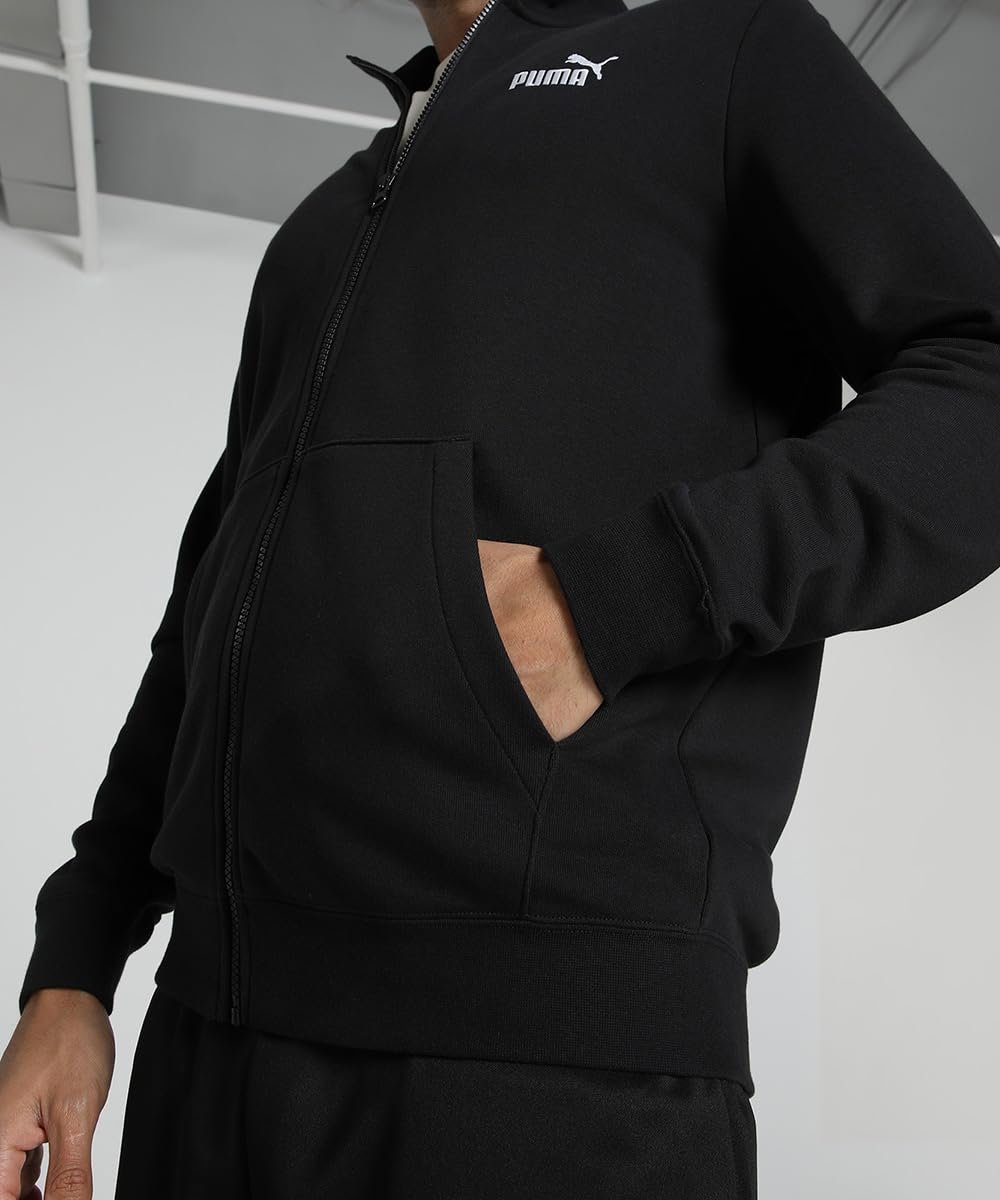 No. 1 Logo Men's Track Jacket | Black | M