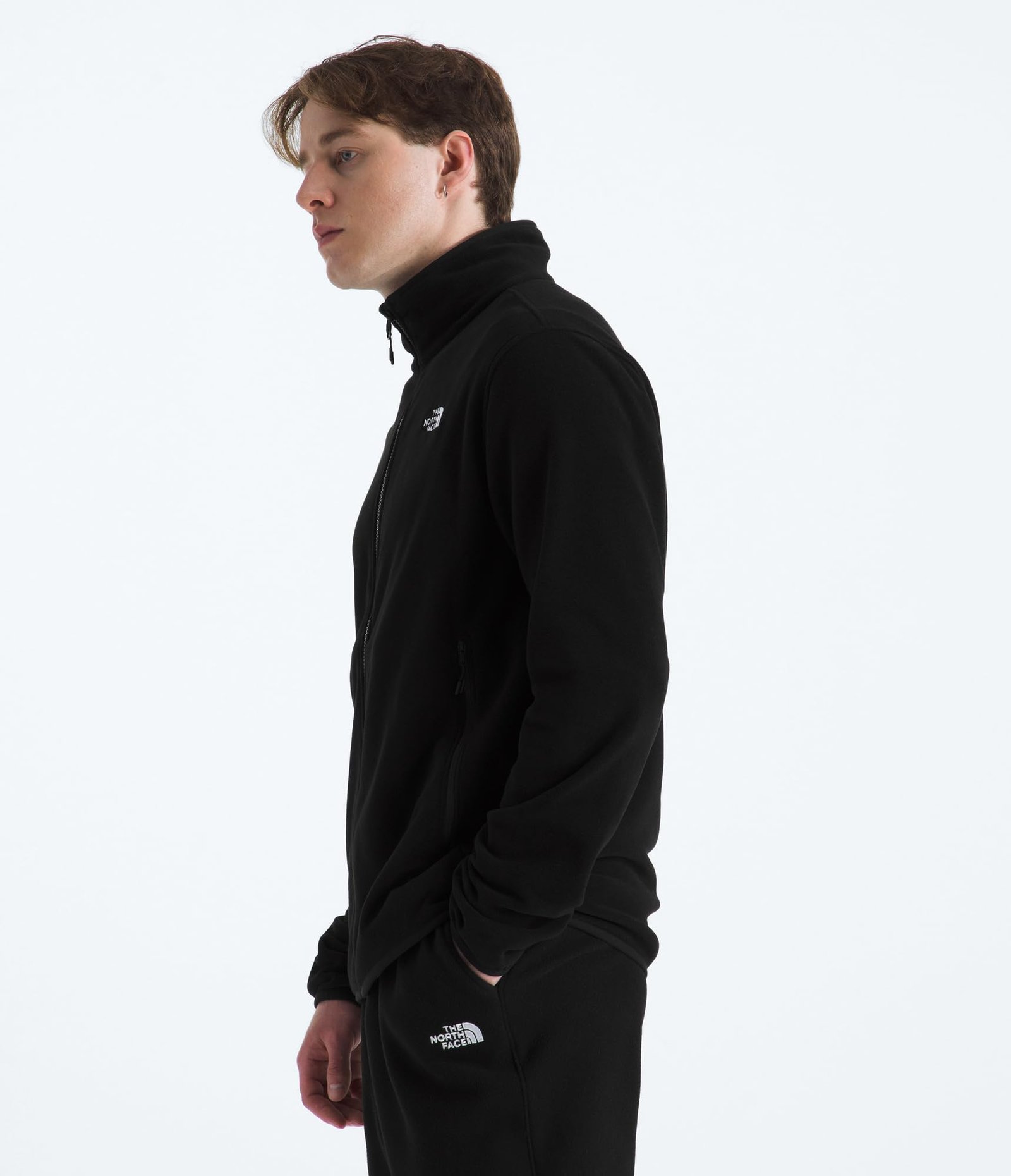 Men's Glacier Fleece Jacket, TNF Black, Large