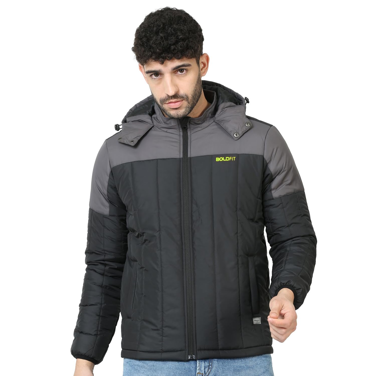 Jacket for Men Quilted Hooded Winter Jackets for Men & Boys Full Sleeve Mens Jacket Monsoon Jackets for Men All Weather Jacket for Men Wear Bomber Jacket for Men Jerkin for Men Padded Jacket S