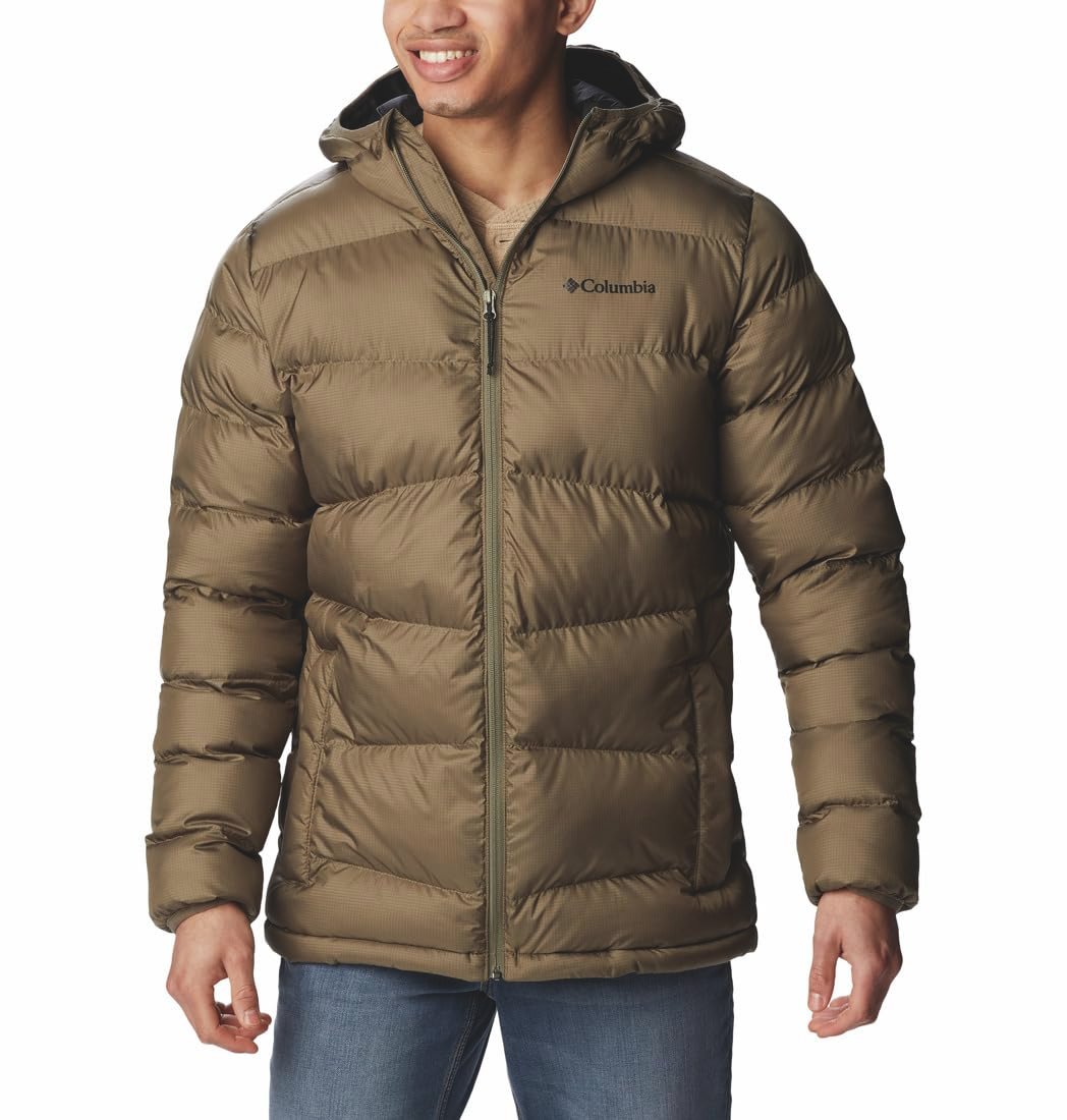 Mens Fivemile Butte Hooded Jacket, Stone Green