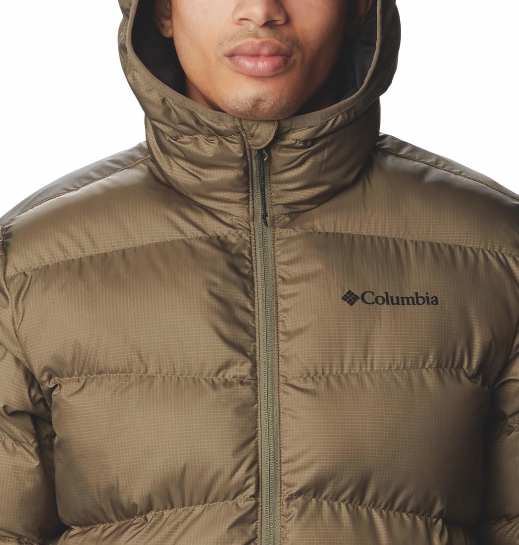Mens Fivemile Butte Hooded Jacket, Stone Green
