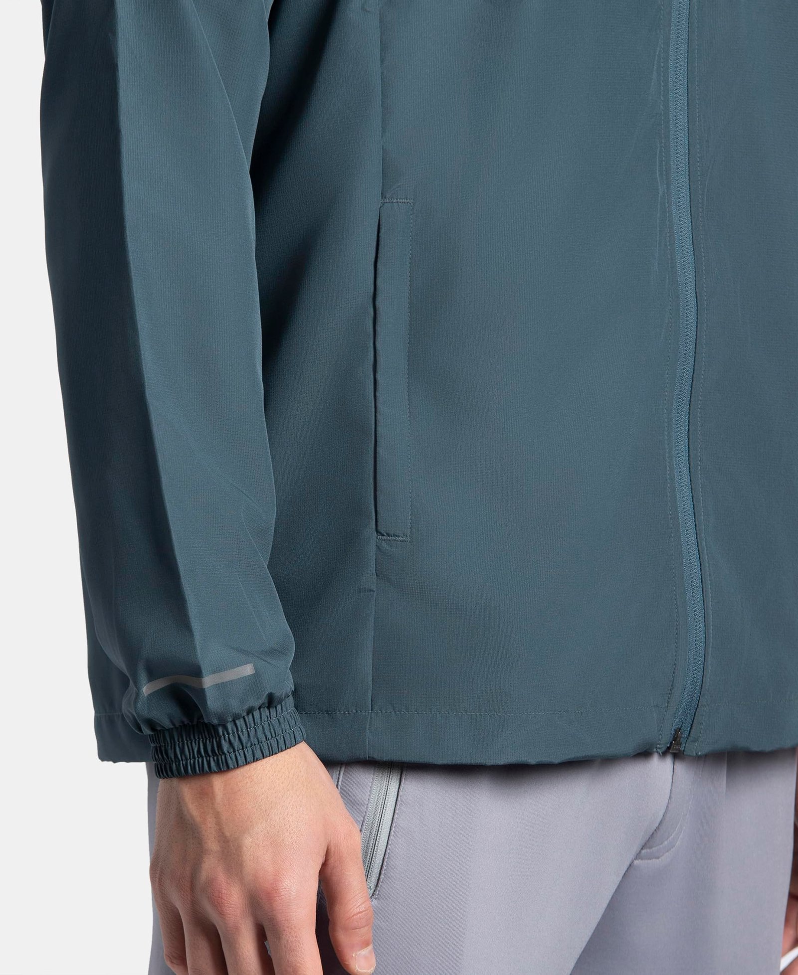 MV40 Men's Microfiber Fabric Water Resistant Convertible Hoodie Jacket_Mid Night Navy