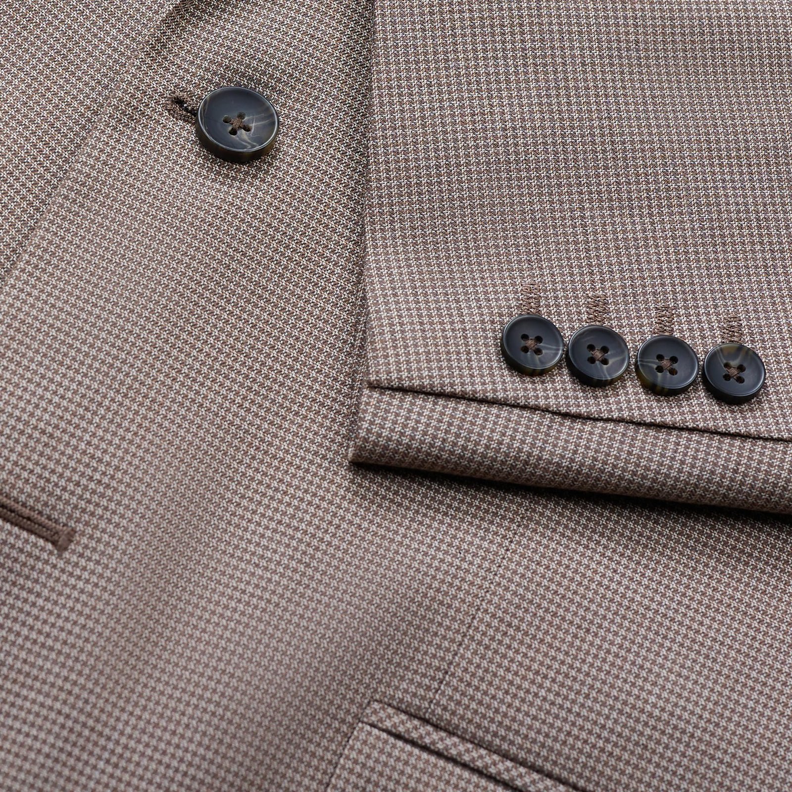 Mens Jmh Premium Stretch Tailored Fit Big & Tall Sport Coat, Mocha, 44