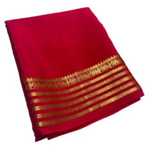 Women's Traditional Semi Mysore Silk Saree Elegant Saree with Vibrant Patterns, Perfect for Festivals, Weddings, and Special Occasions