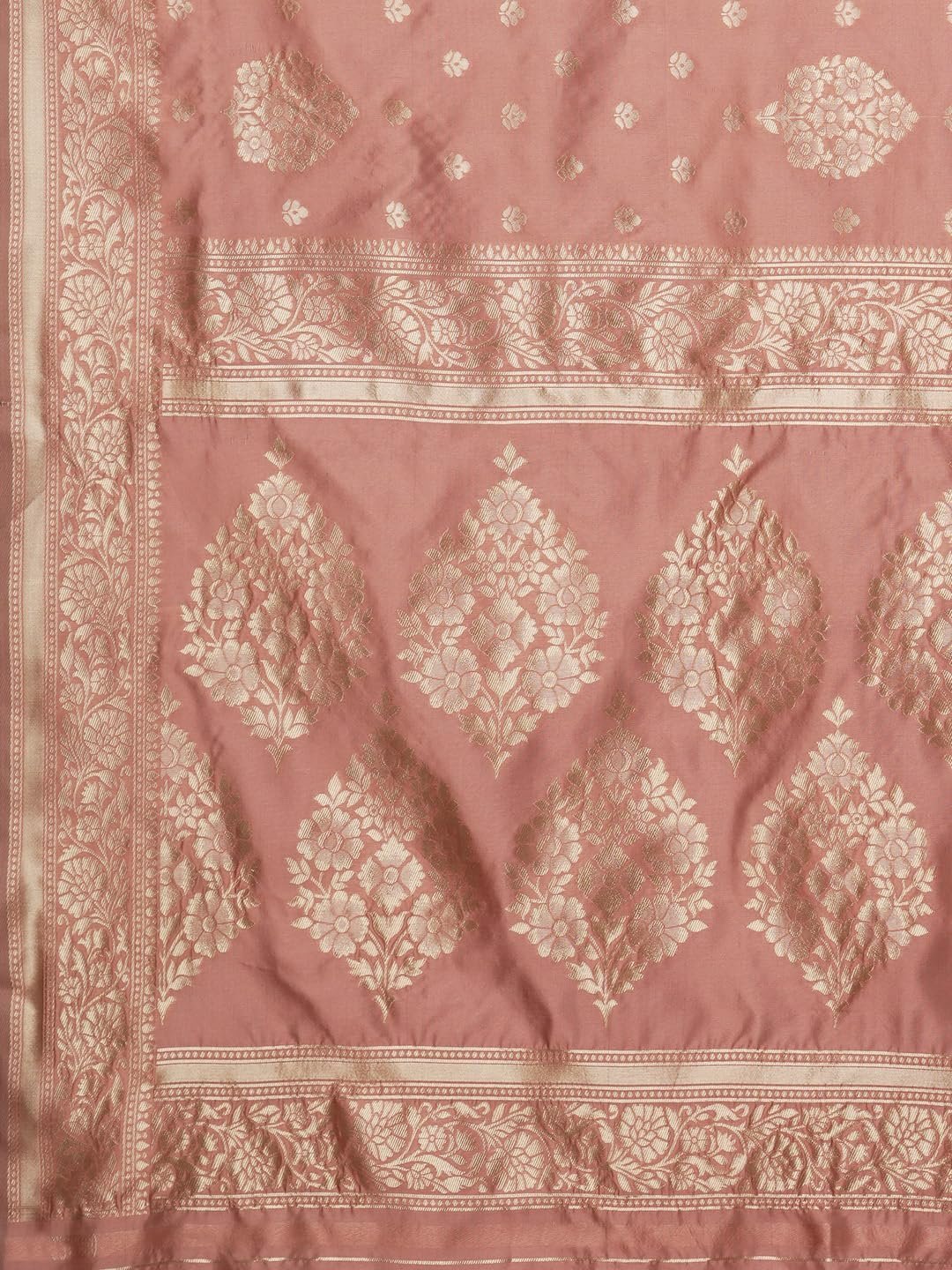 Women's Kanjivaram Woven Soft Silk Saree With Blouse Piece